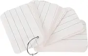 NUOBESTY Diy Vocabulary Building 1 Pack of Blank Flash Cards Lightweight and Compact Ideal for Notes Memo and Study Sessions