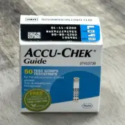 Accu-Chek Guide Glucose Blood Test Strips - 50 Count - Exp 08/08/2025