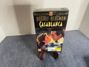 50th Anniversary CASABLANCA Humphrey Bogart Bergman Sealed VHS Black & White NEW
