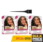 L'Oréal Paris Excellence Creme 400 Medium Brown Permanent Hair Color 3-Pack