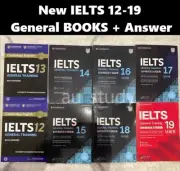 2024 AU STOCK LATEST NEW Cambridge IELTS 12-19 General Books with Answer Key
