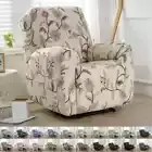 Printed Elastic Recliner Chair Cover Geometry Single Sofa Cover Armchair Cover