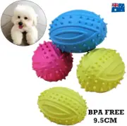 Puppy Pet Dog Chew Ball Toy Rubber Dental Clean Teeth Healthy Treat Gum Bite AU