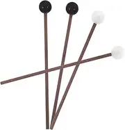 UPKOCH 2 Pairs Portable Drumsticks Rubber Head Drum Mallet for Percussion Instruments Lightweight Steel Tongue Drum Sticks for Musicians and Beginners Comfortable Grip and Unique Sound