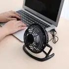 Mini USB Desk-Fan Small Quiet Personal Cooler USB Powered Table Fan Best