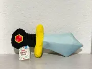 Bark Box Knights of Gnawmore Playmore Sword Plush M-L Dog Toy Dog Toy