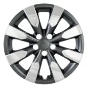C2C 16" Chrome/Charcoal Wheel Covers fits 2014-2019 Toyota Corolla (IWC51316CC)