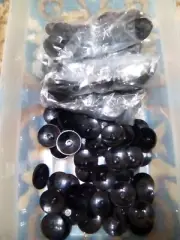Lego Black Dish 4X4 25 Pieces Bulk Lot NEW