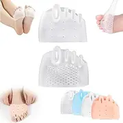 Hyggear Silicone Toe Separator,Hyggear Toe Separators,Metatarsal Pads, Gel Toe Separators for Wome,Toe Separators Spacers,for Toe Overlapping