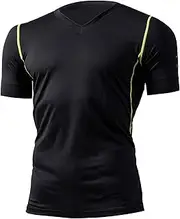 [ボンマックス] Bonmax RC3904 V-Neck Short Sleeve Compression Black L