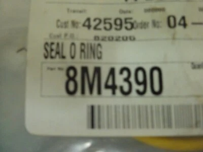 CAT - O-RING, SEAL 3.53X56.74 MM 70A VMQ PK QTY 2 - 8M4390 - CATBX16