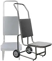 Stacking Chair Dolly, Push Style Chair Transport Cart, for Banquets Birthdays Hotels Meeting Clubs Snack Stands(Color 1)