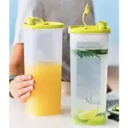 Tupperware 2L Slimline Pitcher with Strainer Set of 2 NEW
