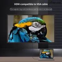 在飛比找蝦皮購物優惠-[時美3C]HDMI轉VGA線 1.5米 hdmi對vga高