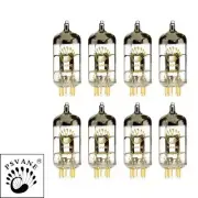 Matched Octet (8) Psvane 12AU7-S Art Series Gold Pins Vacuum Tubes - Brand New