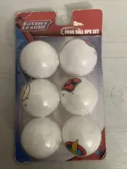 PING PONG BALLS SET OF 6 JUSTICE LEAGUE THEME (NEW SEALED)