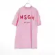 [二手] 【日本直送】 T-shirt one piece logo print cotton pink