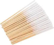 minkissy 300Pcs Thick Swabs Convenient Pointed Swabs for Beauty for Eyelash Extensions Nail Art and Makeup Application Essential Household Beauty Supply