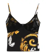Barocco mesh top IT40,IT50,IT44,IT42,IT48,IT36,IT46 black