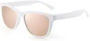 Retro Polarized Women Men Square Sunglasses Mirror Lens Vintage Shades