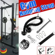 Fitness Pulley Cable Gym Workout Equipment Machine Attachment System Home Use OZ