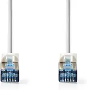 Nedis CAT6a Network Cable S/FTP RJ45 Male RJ45 Male 15.0 m Snagless Round LSZH Grey Label