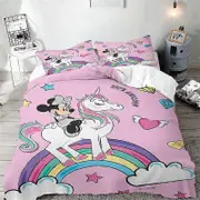 c79 Mickey Duvet Cover Bedding Set Needlework Quilt Cover Pillowcase Full Size King Single Bed Double Bed Bedroom Decor Bedding ee79