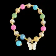 Papillon Butterfly Charm Bracelet | French Style | Transformation Gift for Teens
