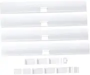 GRIRIW Plastic Air Conditioner Deflector 3-Stage Adjustment Blocks Direct Airflow Easy to Assemble