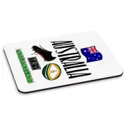 Rugby Australia PC Computer Mouse Mat Pad - Funny League Union Flag Sport