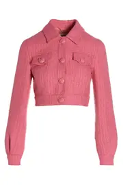 MOSCHINO Tweed Cropped Jacket