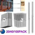 316 Stainless Steel Balustrade Kit Wire Cable Rope Terminal Lag Swage Fittings