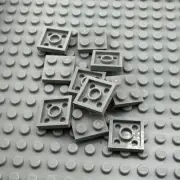 LEGO Plate - Light Bluish Gray - 2 x 2 - QTY x10