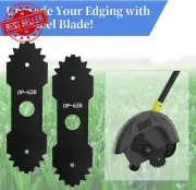 2-Pack Lawn Mower Edger Blade 8-3/4" for Ryobi RY13050, Homelite & Black Max