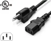 AC IN Power Cord For Samson L1200 L3200 32 Channel Live 4-Bus Mixing Console