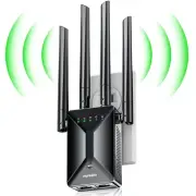 WiFi Extender Signal Booster for Home: Internet Repeater Long Range Covers Up...