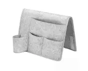 Felt bedside storage bag sofa hanging bag bedroom storage bag bedside storage-style1074