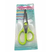 Allary Shape Scissors Green E-Z Grip Stainless Steel Style #238 Flash Pattern