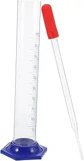 CHILDWEET 2pcs Graduated Cylinder Double Pipette Beaker Large Machine Pole Graduated Measuring Cup Experiment Rice Measuring Cup Liquids Tubes Graduated Measuring Cylinder Jugs Glass