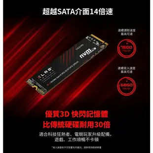 【含稅公司貨】PNY XLR8 CS3140 4TB 2TB 1T M.2 2280 Gen4 SSD固態硬碟PS5相容