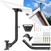 Adjustable Starlink Gen 3 Mount with Extendable Pipe, 30 Inch Starlink Pole