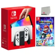 Nintendo Switch OLED White Edition and Mario + Rabbids Sparks of Hope Bundle