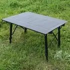 Camping Folding Picnic Barbecue Aluminum Adjustable Portable Table