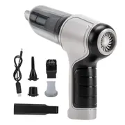 GRAY 12000PA Handheld Cordless Vacuum Cleaner Home & Car Dust Blower Mini Air Duster