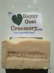 5 BARS VEGETABLE GOAT MILK SOAP PEPPERMINT EUCALYPTUS CEDAR UNSCENTED LAVENDER
