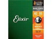 Elixir #14002 Bass Strings Nanoweb Nickel Plated Steel 40-95 Super Light