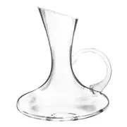 Wilmax England 1200ml Crystalline Glass Decanter Wine Pourer Container Clear