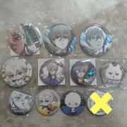 Blue Lock Seishiro Nagi Can Badge Pins Set of 10 Japan Anime from Japan NEW