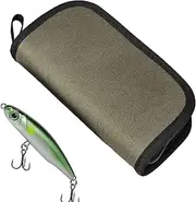 Fishing Lure Bags | Spinner Baits Storage Case | Compact Tackle Binder, Portable Fishing Gear Wallet for Freshwater and Saltwater