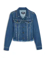 KatieJnyc Girls' Hampton Studded Jacket - Big Kid